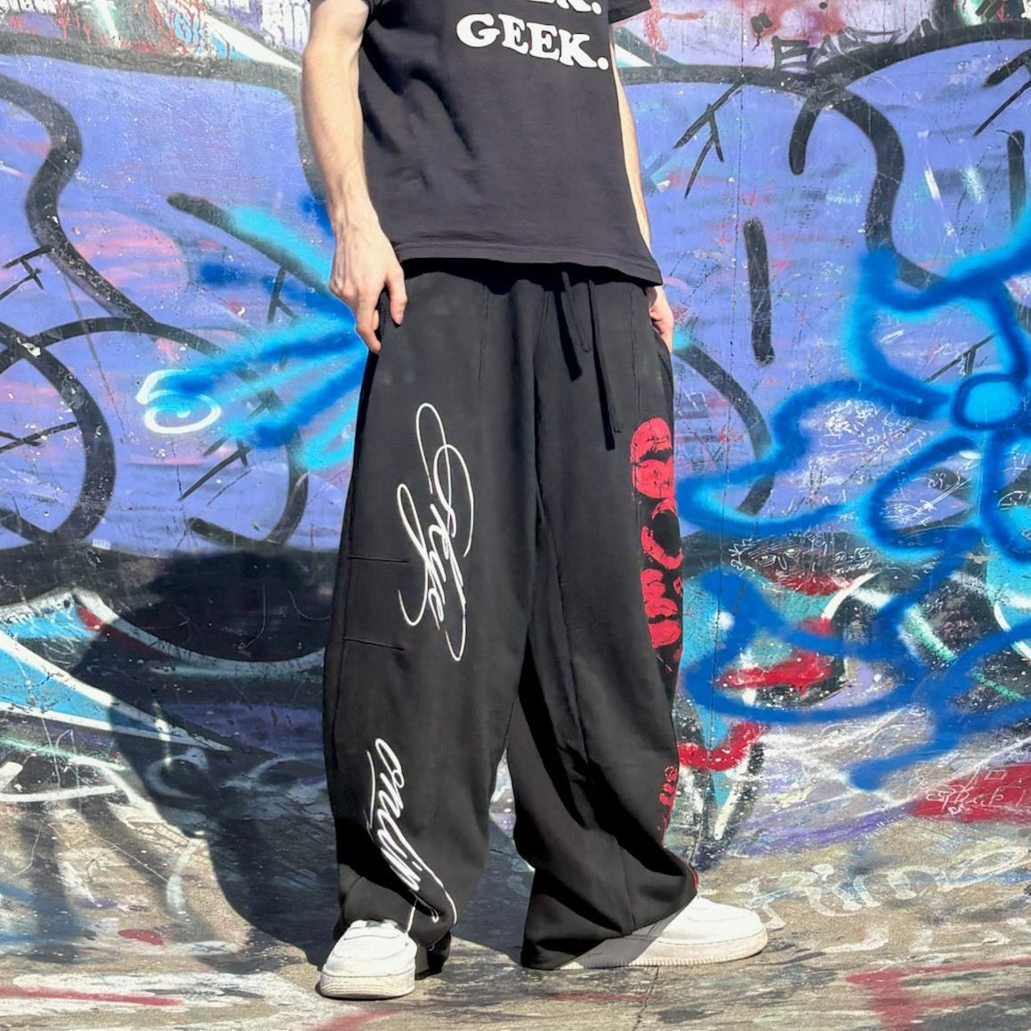 Kiss Sweatpants Black