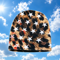 SKYE Star Leopard Beanie