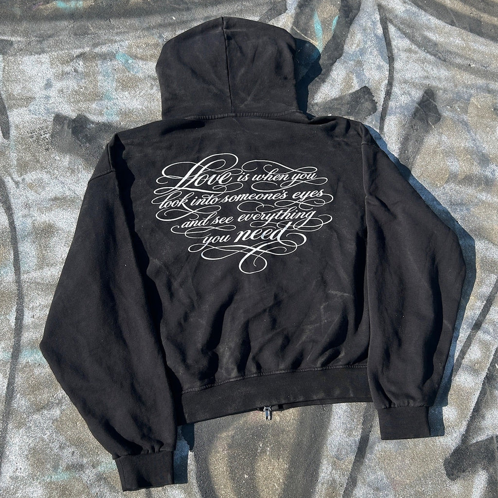 Look Into My Eyes Zip Up