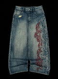 Tribal Flame Denim Jeans