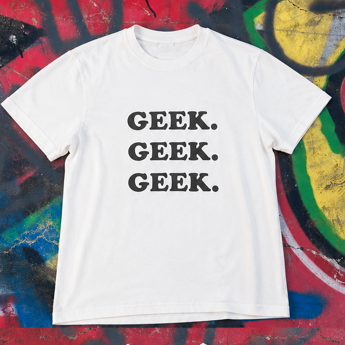 GEEK Tee White