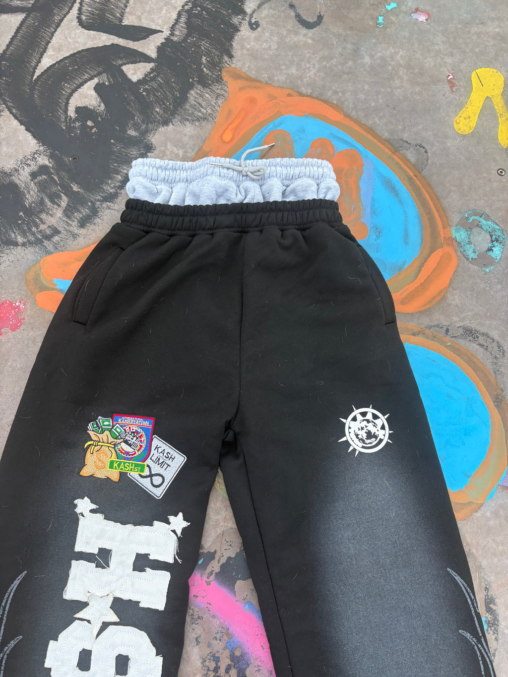 Skye “KASH” Sweatpants (BLACK/PINK)