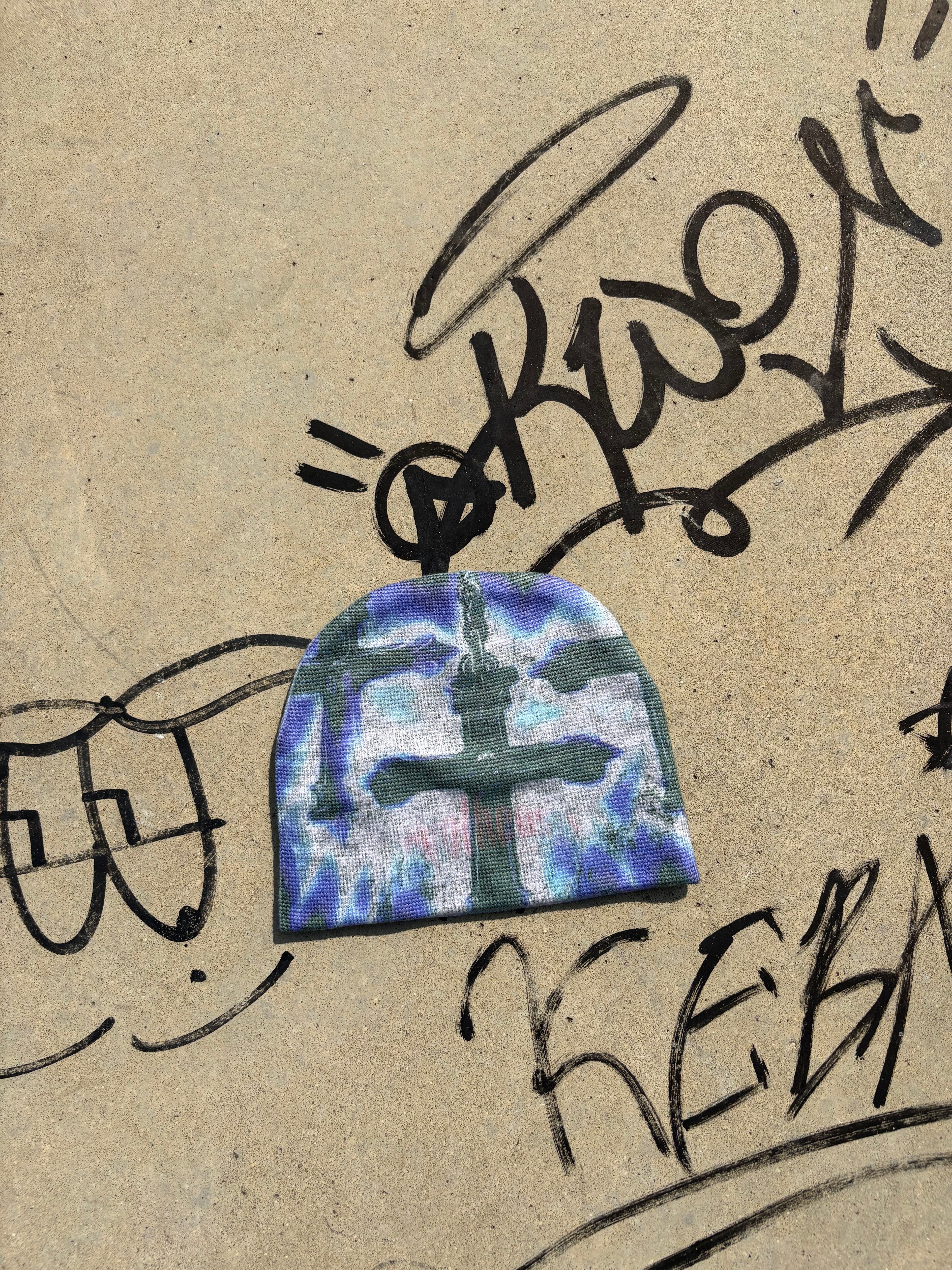 Skye “Gothic Cross” Beanie