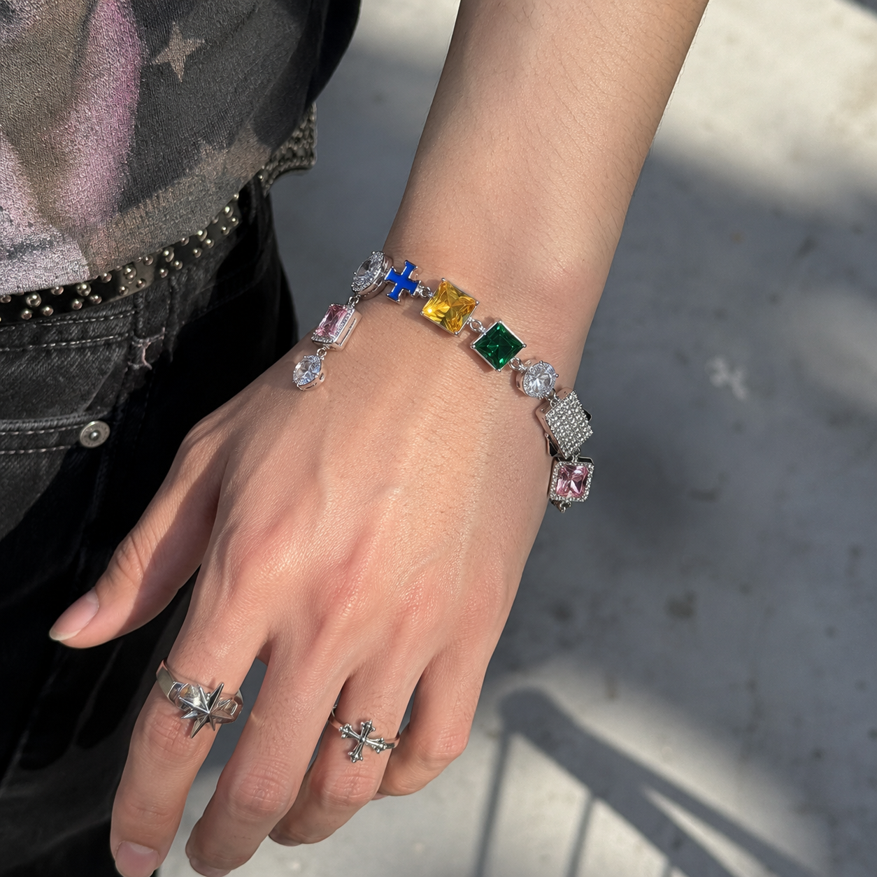 Stained Glass Bracelet