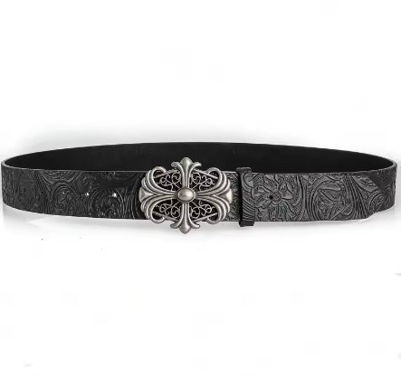 Silver Gothic Style Belt
