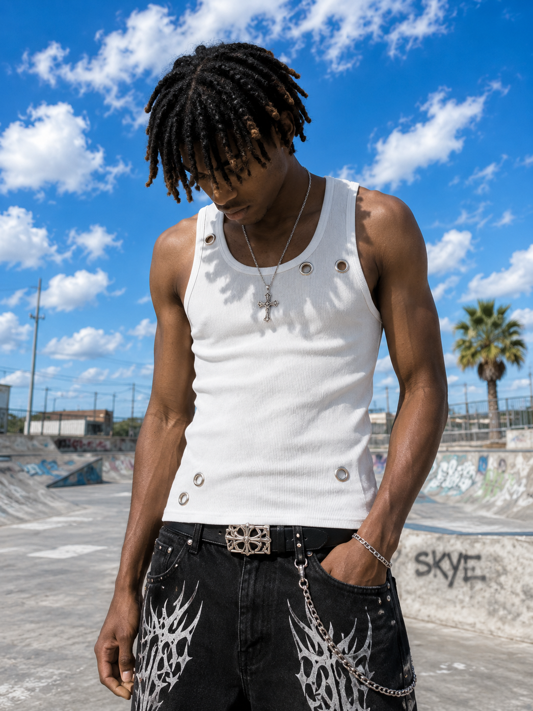 SKYE Pierced Tank