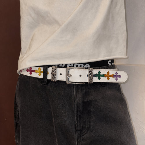 SKYE WHITE CROSS BELT